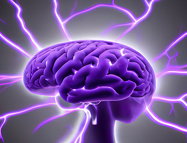 Awesome Epilepsy awareness concept. Brain and encephalography in epilepsy patient during seizure attack. Generative Ai